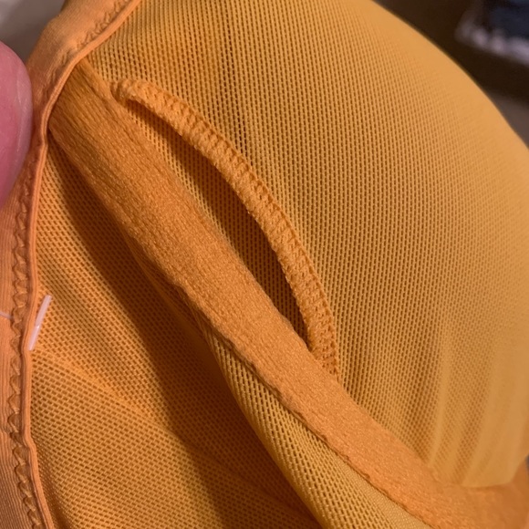 Yellow Athleta Swim Top. NWT. Underwire with padding. - Picture 5 of 6